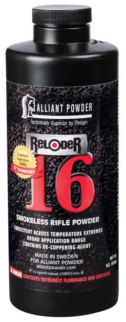 Alliant Powder RELOADER16 Rifle Powder Reloder 16 Rifle Multi-Caliber Medium Rifle 1 lb
