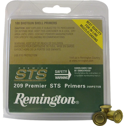 Remington 209 Premier STS Shotshell Primers Clampack 100 Count