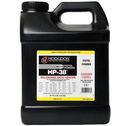 Hodgdon HP-38 Smokeless Powder 8 lbs