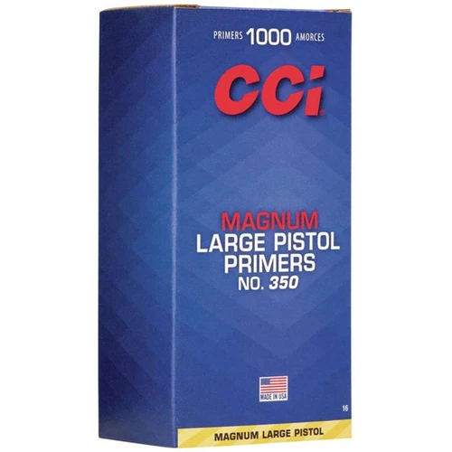 CCI No. 350 Magnum Large Pistol Primers 1000 Count