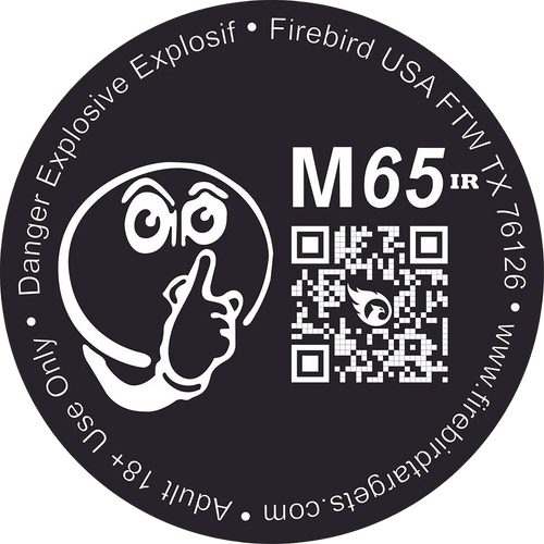 Firebird USA M65IR M65IR  Moving Trajectory/Static Impact Enhancement Flash/Smoke/Sound Universal Firearm 65mm 10 Targets