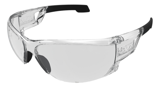 Mechanix Wear VNS10AABU Type-N  OSFA Clear Lens Anti-Scratch Black Frame