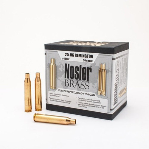 Nosler 25-06 Remington Brass Cases 50 Count