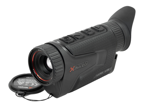 iRay USA LUMI-L19 Compact Thermal Monocular Black 2-4x 19mm 384x288 Resolution