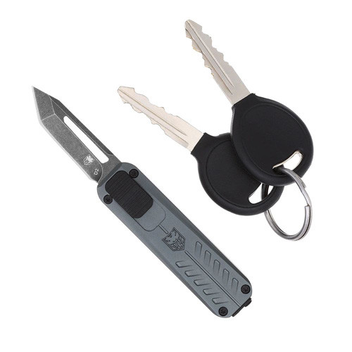 CALIFORNIA OTF 928SB - GREY, TANTO, 1.75" STONEWASHED BLADE