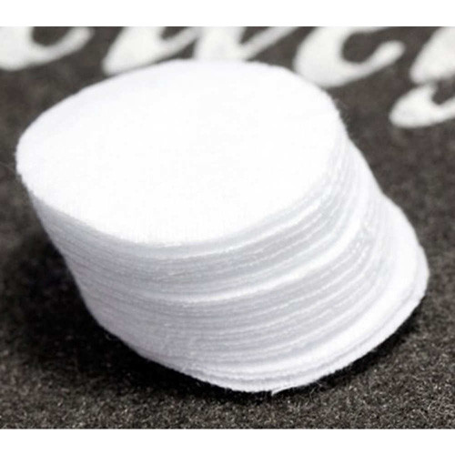 2" ROUND PATCHES .30 - .35 CAL - WHITE, 100/PK