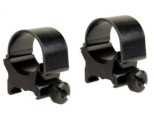 Weaver Detachable Top Mount Aluminum Scope Rings 1" High - Matte