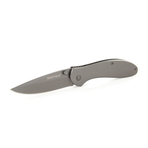 BERDA STEEL DROP POINT ASSISTED OPENING KNIFE - 3"