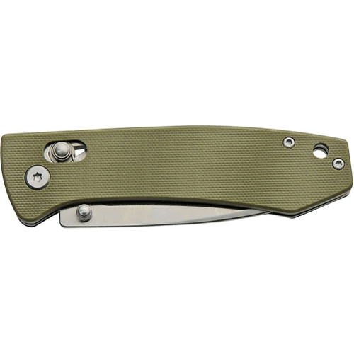 SZCO G10 Rolling Lock Stainless Folder Knife 4.25 in. Moss Green