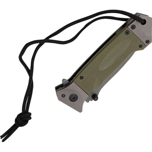 SZCO Drop Point Task Force Knife 5 in. Moss Green