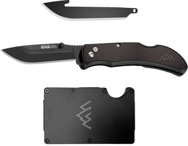 Outdoor Edge 3"" Razor Carry + Wallet (2 Blades)