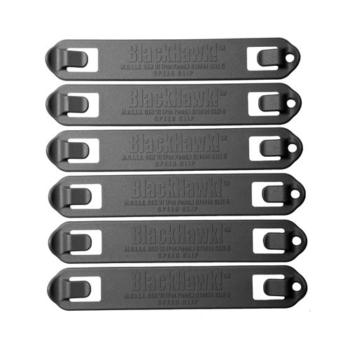 SPEED CLIPS SIX PACK - BLACK