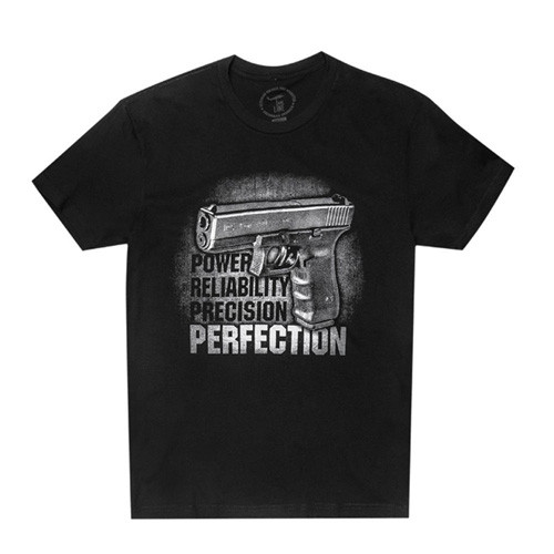 GLOCK 17 PERFECTION T-SHIRT - BLACK, SMALL
