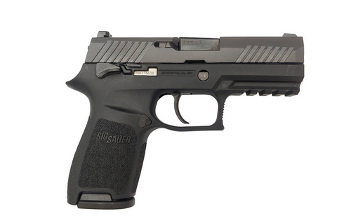 SALE SIG SAUER P320 CMPCT 9MM 10+1 SFTY MASS COMPLIANT 320C-9-BSS-MS-MA|MASS COMPLY 9mm