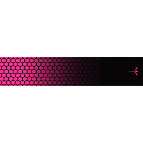 White Water Archery Honeycomb Fade Arrow Wraps Fade Hot Pink 5 in. x 1.125 in. 15 pk.