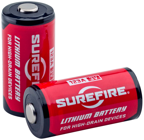 SureFire SF2SWBULK 123A Batteries  Red/Black 3.0 Volts 1,550 mAh (130/65 Pairs) Single Package Fishbowl