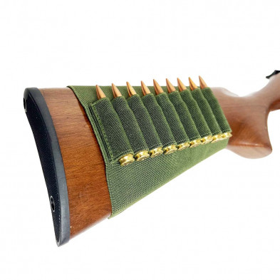 Vism Rifle Stock Cartridge Pouch Green