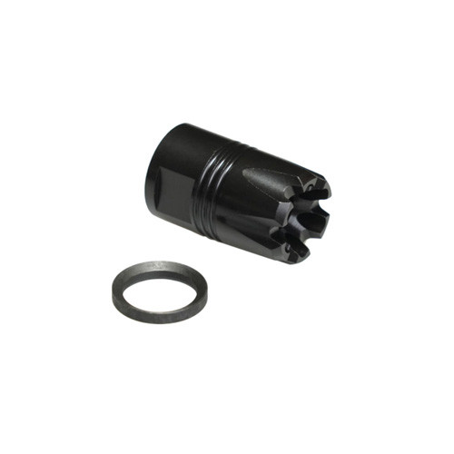 ZEROED LINEAR COMPENSATOR - BLACK, .308, 5/8-24