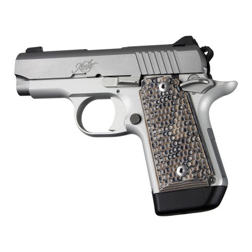 PIRANHA G10 GRIP PANELS - G-MASCUS DARK EARTH, KIMBER MICRO 9