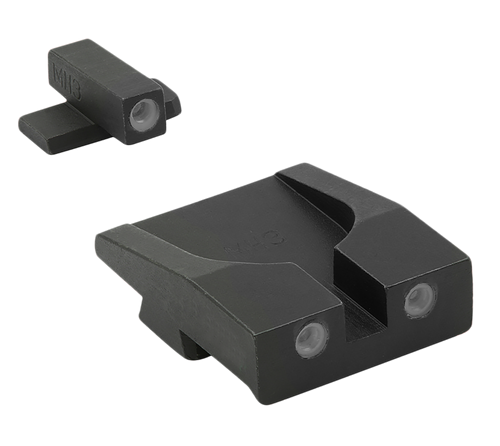 Meprolight USA 114203101 Tru-Dot  Green Tritium White Outline Front Sight-Green Tritium White Outline Rear Sight Springfield Armory XD-M/XD-S (Non OSP)