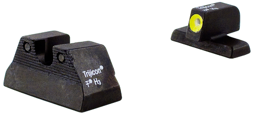 Trijicon 600596 HD Night Sights  Green/Tritium Yellow Outline Front Sight-Green Tritium Black Outline Rear Sight H&K USP
