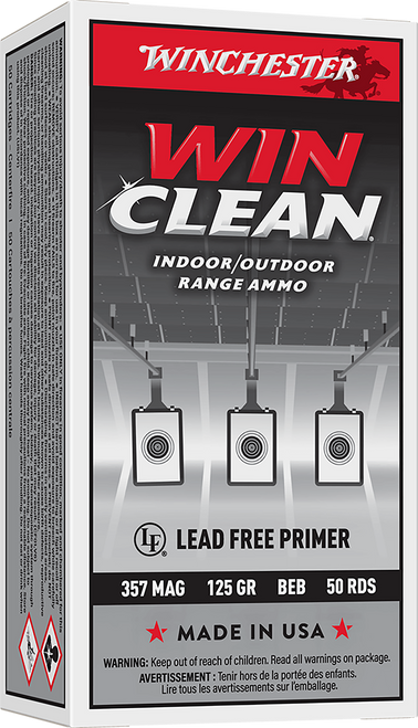 Winchester Ammo WC3571 Super X 357Mag 125gr Winclean Brass Enclosed Base 50 Per Box