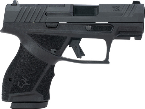 Taurus 1-TX9SC431 TX 9 Sub-Compact Frame 9mm Luger 13+1 3.40" Black Black Nitride Alloy Steel Optic Ready/Serrated Slide Black Stainless Steel Frame w/Picatinny Rail Interchangeable Backstrap Grip