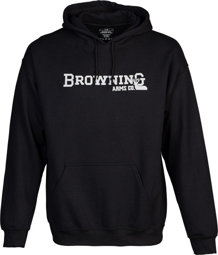 BROWNING ARMS BLACK XLARGEBROWNING HOODIE BACKFENCE 