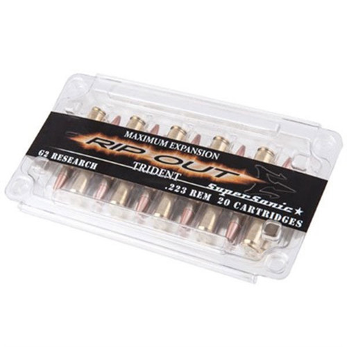 G2 Research .223 Remington Ammo 65gr HP Ammunition - 20 Rounds