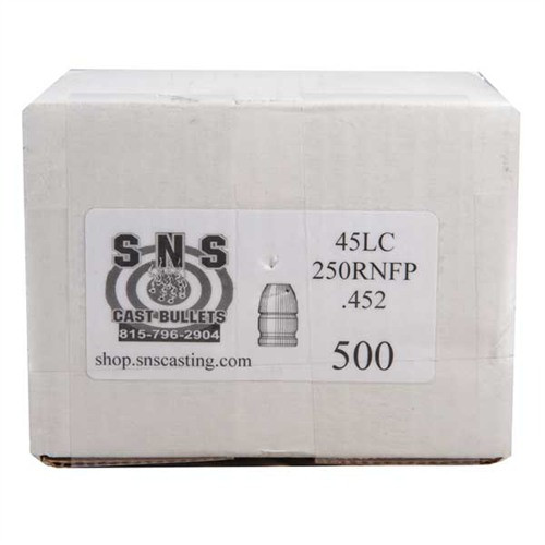 ROUND NOSE FLAT POINT 45 CAL (.452'') 250GR RNFP 500/BOX