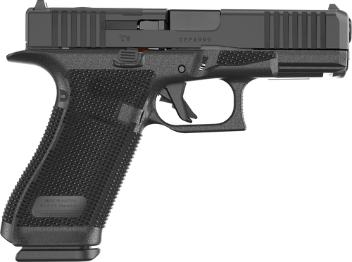 Glock P64550203 G45 Gen6 Crossover Frame 9mm Luger 17+1 4.02" Black GMB Barrel, Black nDLC Steel Optic Ready/Serrated Slide, Black Polymer Frame w/Accessory Rail, Interchangeable Backstrap Grip