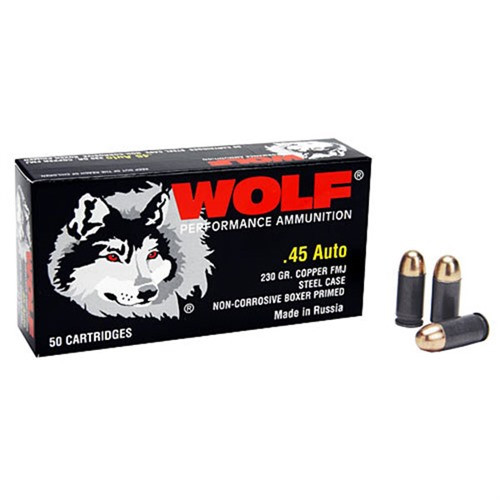45 AUTO 230GR FULL METAL JACKET 50/BOX