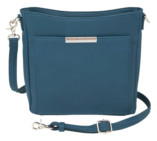 GTM  GTM-98/OCEAN     SLIM CROSSBODY BRUSHD LMBSKN