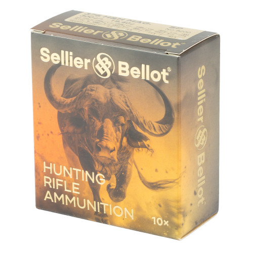 Sellier & Bellot 375 H&H MAG Ammo 300gr SP Ammunition - 10 Rounds