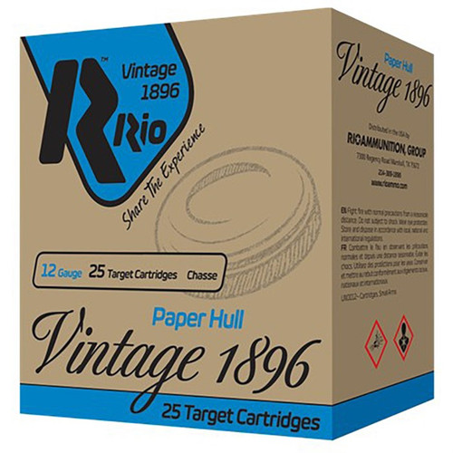 VINTAGE PAPER 12 GAUGE 2-3/4'' 1-1/8 OZ #7.5 SHOT 25/BOX