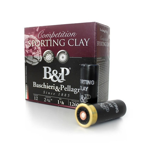 B&P Ammunition 12 Gauge Ammo 1 oz #8 Ammunition - 250 Rounds