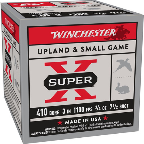 SUPER-X 410 BORE 3'' 3/4OZ #7.5 SHOT 250/CASE