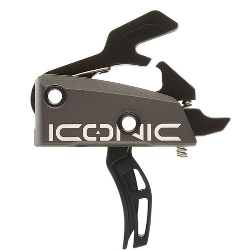 AR-15 ICONIC TRIGGER DROP-IN TWO STAGE 3LBS GRAY