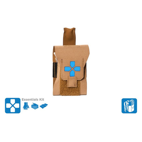 MICRO TRAUMA KIT NOW!-NANO-ESSENTIAL SUPPLIES-COYOTE BROWN