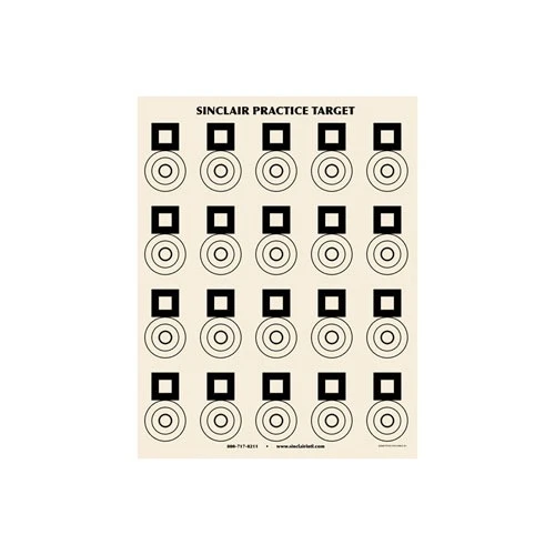 BRENCHREST PRACTICE TARGETS 25 PACK