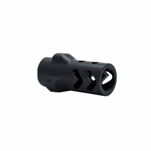9MM 3-LUG ADAPTER DUAL CHEVRON MUZZLE BRAKE 1/2-36