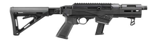 RUG 39101 PC CARBINE 9MM  SBR  6.5 BLK  17R