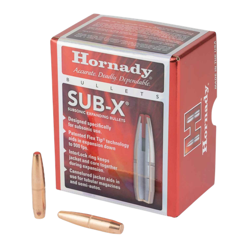 Hornady .338 inches 307gr Polymer Tipped Cannelure Bullets 50 Count
