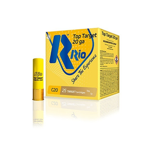 Rio Ammunition 20 Gauge Ammo 7/8 oz #8 Lead Shot Ammunition - 25 Rounds
