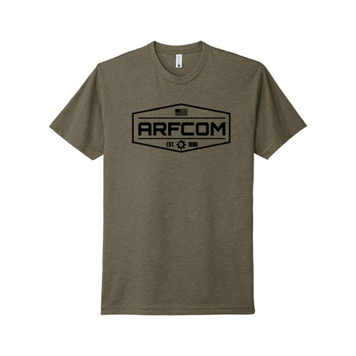 SHIELD LOGO UNISEX T-SHIRT OLIVE MEDIUM