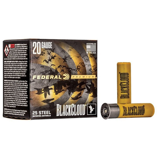 BLACK CLOUD FS STEEL 20 GAUGE 3'' 1OZ #1 SHOT 25/BOX