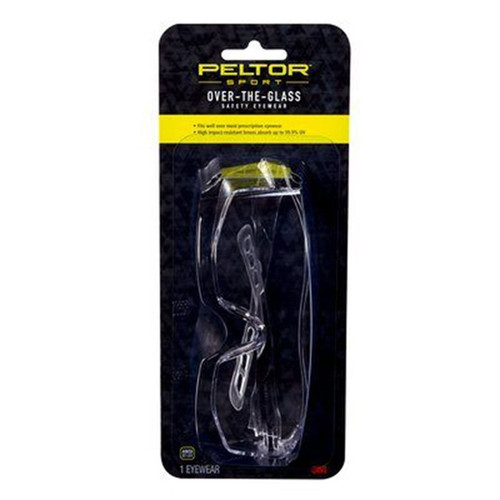 PELTOR  SPORT OVER-THE-GLASS EYEWEAR, CLEAR