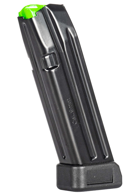 Mec-Gar MGG172003A Glock 17 20rd Extended 9mm Luger, Black Carbon Steel w/Black Floorplate