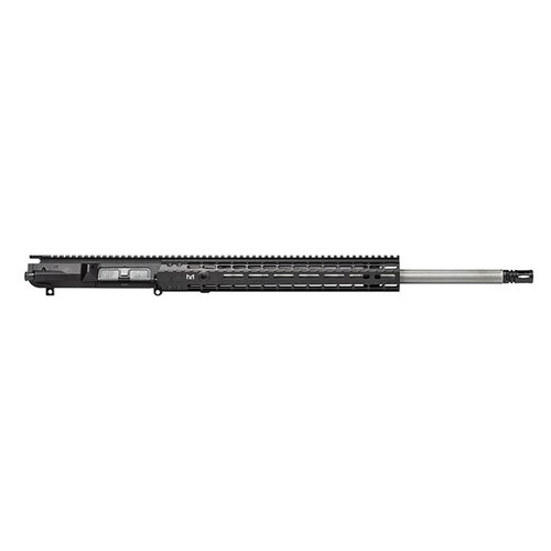 M5E1 6.5 CM ASSEMBLED UPPER FLUTED 22'' RIFLE THREADED BLACK