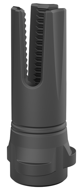 Breek Arms BRK4315 Scorch 3-Prong Flash Hider Black Nitride Steel 1/2"x28 Threads 223 Cal/5.56mm Compatible w/ Breek-LOK 3QD